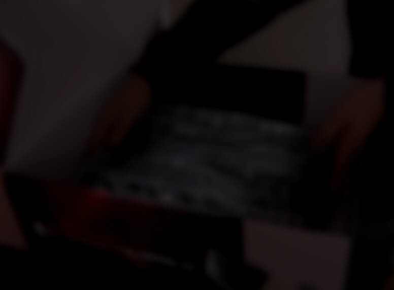 blurry image of an unboxing